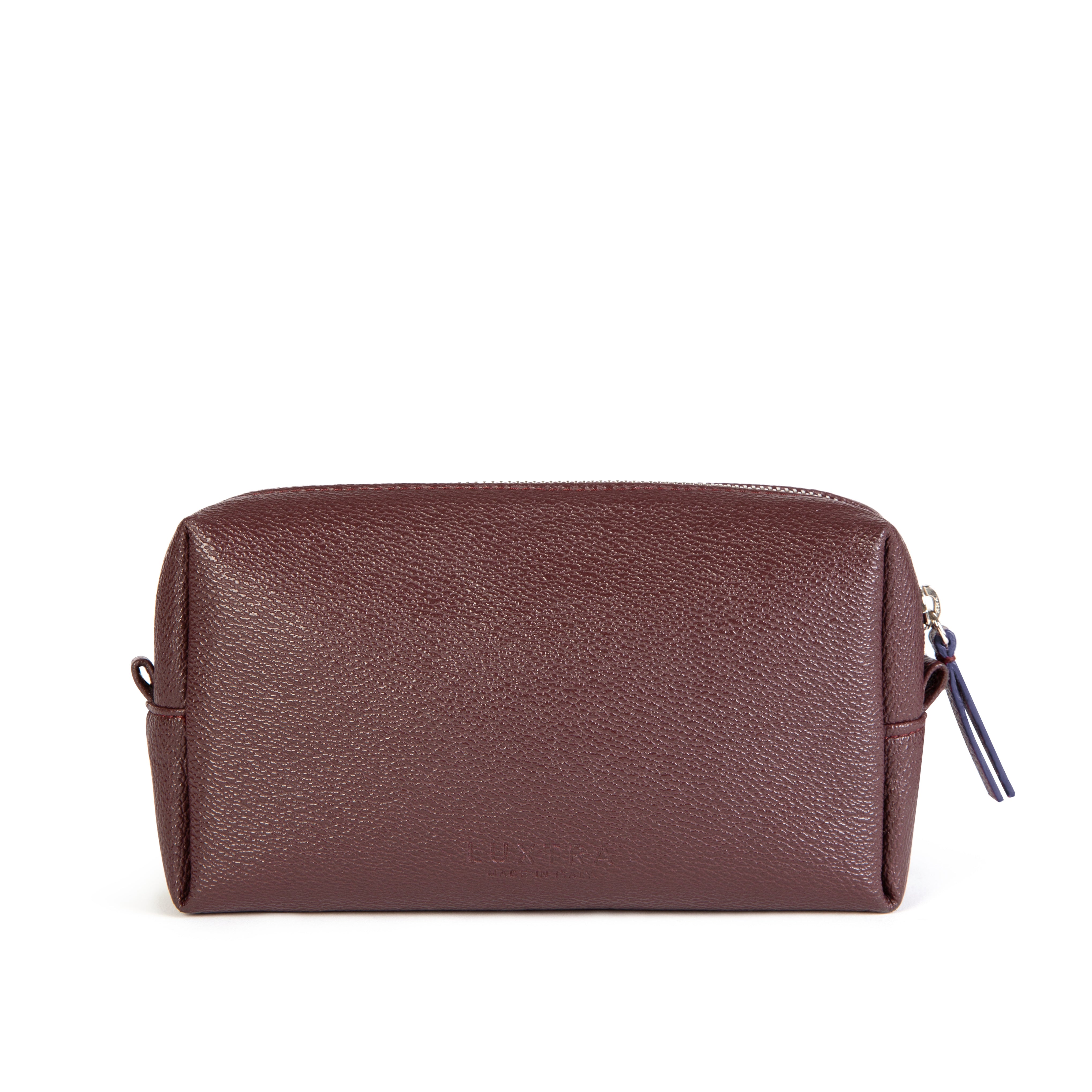 LUXTRA vegan toiletries bag, burgundy