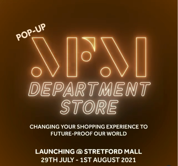 Flyer for MFI Department Store Pop Up.